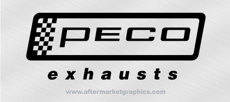 Peco Exhausts Decals - Pair (2 pieces)